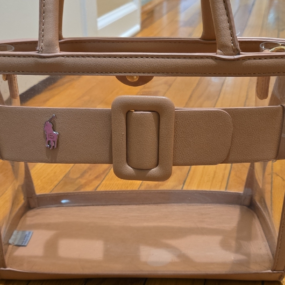 CLEAR BAG *  Nude Tote Bag, nice see-through bag for concerts and stadium events - Picture 2 of 6